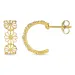 16 mm margriet halfcreool in verguld sterlingzilver - Maggie
