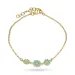 margriet blauwe armband in verguld sterlingzilver - Maggie