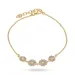 margriet paarse armband in verguld sterlingzilver - Maggie