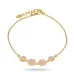 margriet paarse armband in verguld sterlingzilver - Maggie