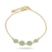 margriet blauwe armband in verguld sterlingzilver - Maggie