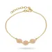 margriet roze armband in verguld sterlingzilver - Maggie