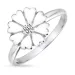 11 mm margriet ring in zilver - Magda