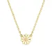 margriet ketting in verguld sterlingzilver met hanger in verguld sterlingzilver - Maggie