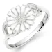 10 mm margriet ring in zilver - Marie