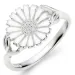 11 mm margriet ring in zilver - Marie