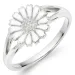 10 mm margriet ring in zilver - Marie