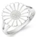 14 mm margriet ring in zilver - Marie