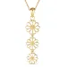 margriet ketting met hanger in verguld sterlingzilver - Maggie