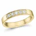 diamant mémoire ring in 14 karaat goud 0,25 ct