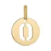 letter o hanger in 8 karaat goud