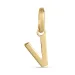 letter v hanger in 8 karaat goud