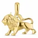 sterrenbeeld leeuw hanger in 8 karaat goud - Gold Collection