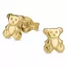 teddybeer oorsteker in 9 karaat goud