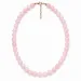 roze kwarts ketting in verguld staal - AURA