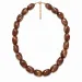 acryl ketting in verguld staal - AURA