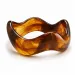 cognac geverfd bangle in hars - AURA