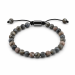 blauwe labradoriet armband in nylon met verstelbaar koord