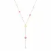 caledoniet Y-ketting in verguld staal - AURA