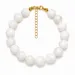 witte trochus armband in verguld staal - AURA