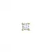 1 x 0,04 ct solitaire oorbel in 14 karaat goud met diamant 