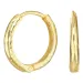 20 mm creool in verguld zilver