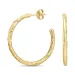 30 mm creool in verguld zilver