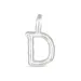 letter d hanger in verguld sterlingzilver