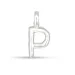 letter p hanger in zilver - My Letter