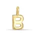 letter b hanger in verguld sterlingzilver - My Letter