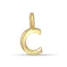 letter c hanger in verguld sterlingzilver - My Letter