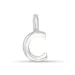 letter c hanger in zilver - My Letter