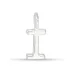 letter i hanger in zilver - My Letter