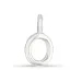 letter o hanger in zilver