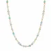veelkleurig ketting in verguld sterlingzilver - Loom Stones