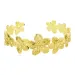 bloem armband in verguld messing - Eliné