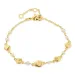 parel armband in verguld messing - Eliné