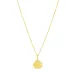 schelp ketting in verguld messing - Eliné