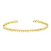bloem armband in verguld messing - Eliné