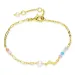 veelkleurig armband in verguld messing - Eliné