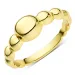 bolletje ring in verguld messing - Bubbly Pure