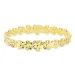 waterproof bloem armband in verguld staal - OCEANA