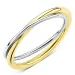 waterproof ring met een fout in verguld staal - OCEANA