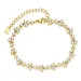 waterproof zirkoon armband in verguld staal - OCEANA