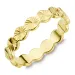 waterproof ring in verguld staal - OCEANA