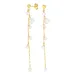 waterproof ketting oorbellen in verguld staal - OCEANA