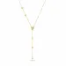 waterproof hart Y-ketting in verguld staal - OCEANA