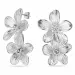 waterproof bloem oorbellen in staal - OCEANA