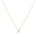 waterproof letter a ketting met hanger in verguld staal - My Letter
