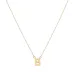 waterproof letter b ketting met hanger in verguld staal - My Letter